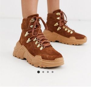 ASOS brand sporty hiker boots - size 9